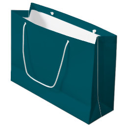Sacola Para Presentes Grande Deep Petrol Large Gift Bag