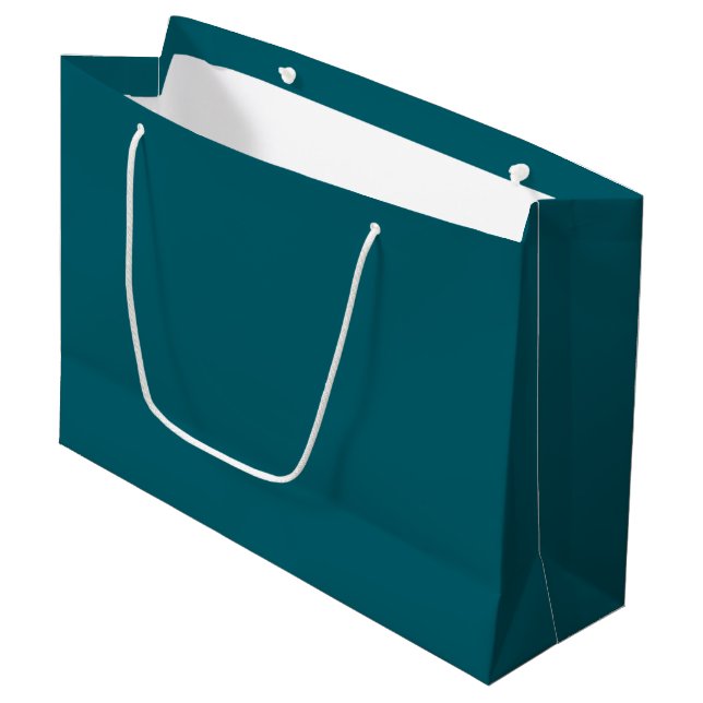 Sacola Para Presentes Grande Deep Petrol Large Gift Bag (Frente inclinada)