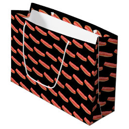 Sacola Para Presentes Grande Delicioso Bacon Engraçado 