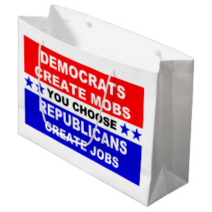 Sacola Para Presentes Grande Democratas Criam Mobs