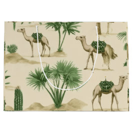Sacola Para Presentes Grande "Desert Camel Gift Bag"