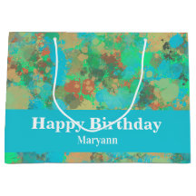 Design abstrato das gotas verdes e amarelas modern