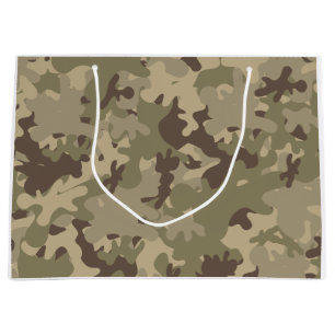 Sacola Para Presentes Grande Design de Camouflage