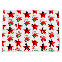 Sacola Para Presentes Grande Design DE CANDA DE NATAL GYMNAST