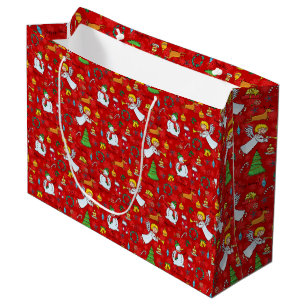 Sacola Para Presentes Grande Design do Natal