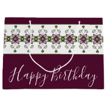 Design Floral No Bordo Profundo