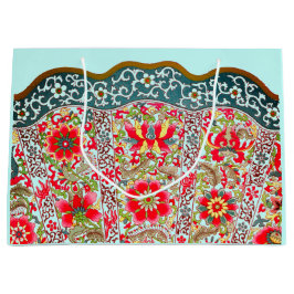 SACOLA PARA PRESENTES GRANDE DESIGN PERSONALIZADO DE PADRÕES CHINESES GIFT BAGS