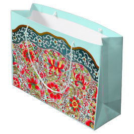 SACOLA PARA PRESENTES GRANDE DESIGN PERSONALIZADO DE PADRÕES CHINESES GIFT BAGS