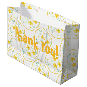 Sacola Para Presentes Grande Designer Obrigado Bag do presente