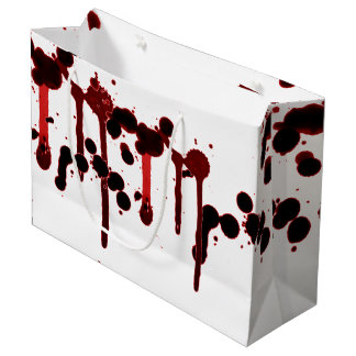 Sacola Para Presentes Grande Designer Splatter