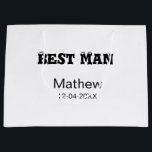 Sacola Para Presentes Grande Despedida de solteiro do padrinho adicionar nome d<br><div class="desc">desenho</div>