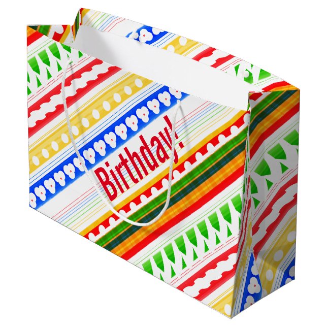 Sacola Para Presentes Grande Deve Ter Saco De Presente (Verso inclinado)