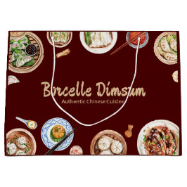Sacola Para Presentes Grande Dimsum Watercolor business