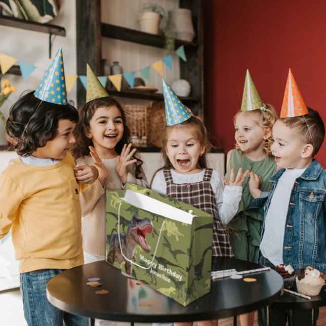 Sacola Para Presentes Grande Dinossauro T Rex Jurassic Mundo (Incredible Dinosaur Party Ideas to Make You Roar!)