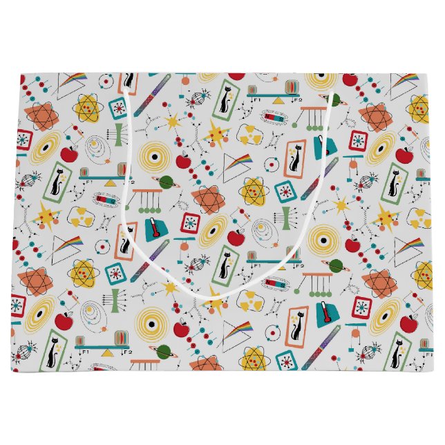 Sacola Para Presentes Grande Dispersão da Física do STEM de Idade Atômica Moder (Frente)