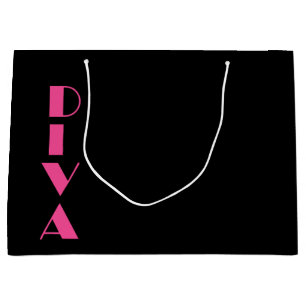 SACOLA PARA PRESENTES GRANDE "DIVA "