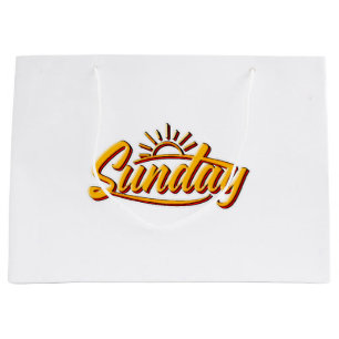 SACOLA PARA PRESENTES GRANDE DOMINGO MELHOR VERÃO