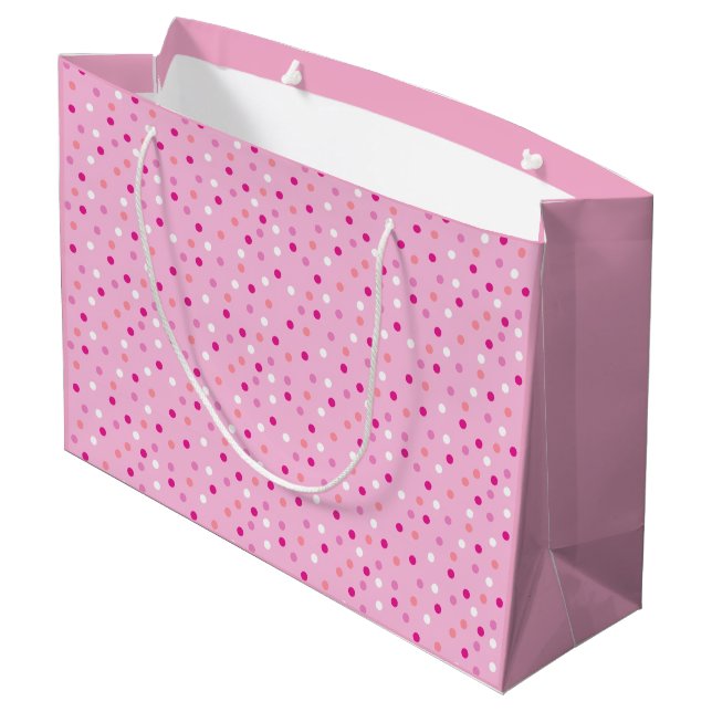 Sacola Para Presentes Grande Dotty gift bag (Verso inclinado)