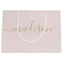 Dourado Script Feminino em Quadrinhos Personalizad