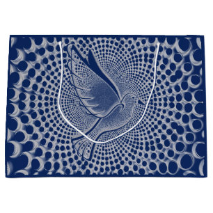 Sacola Para Presentes Grande Dove Christmas Gift Bag