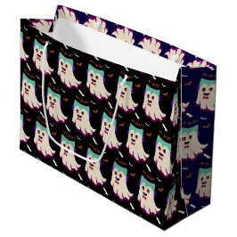 Sacola Para Presentes Grande Dracula Boo - Padrão Preto Grande Saco de Presente