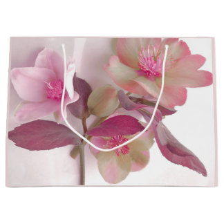 Sacola Para Presentes Grande Dreamy Hellebores Placemat de Papel