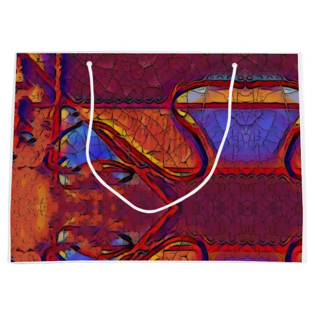 Sacola Para Presentes Grande Dried Earth (Frente)