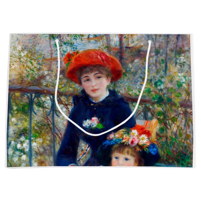 Sacola Para Presentes Grande Duas Irmãs, Renoir (Frente)