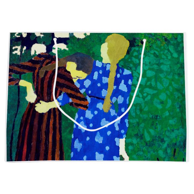 Sacola Para Presentes Grande Duas Meninas, Edouard Vuillard (Frente)