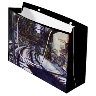 Sacola Para Presentes Grande Dusting the Piano