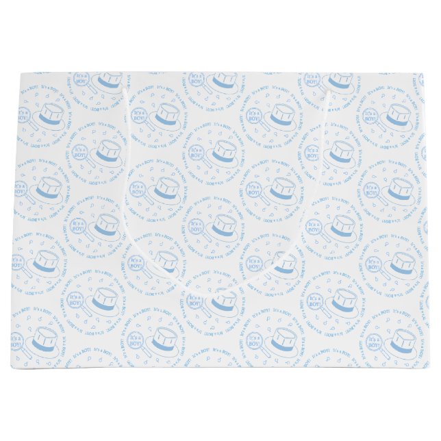 Sacola Para Presentes Grande É um anúncio! (Frente)