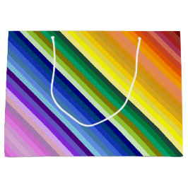 Sacola Para Presentes Grande É uma festa do Arco-íris, padrão de distribuição m