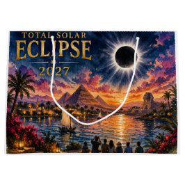 Sacola Para Presentes Grande Eclipse Total Solar 2027 Egito