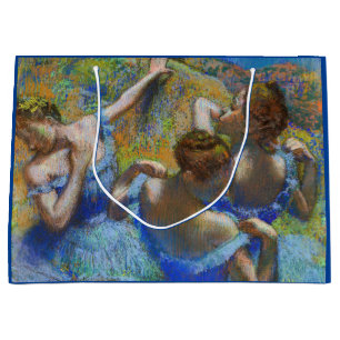 Sacola Para Presentes Grande Edgar Degas - Dançarinos Azuis