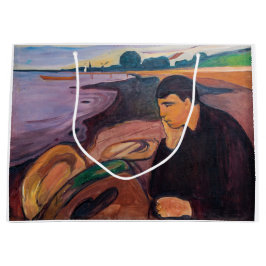Sacola Para Presentes Grande Edvard Munch - Melancholy 1894