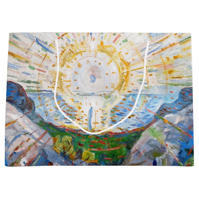 Sacola Para Presentes Grande Edvard Munch - O Sol 1912 (Frente)