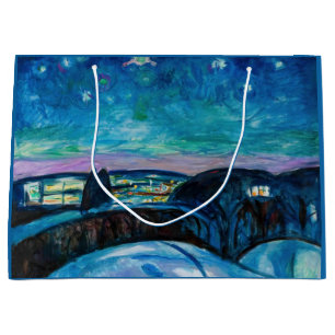 Sacola Para Presentes Grande Edvard Munch - Starry Night 1922