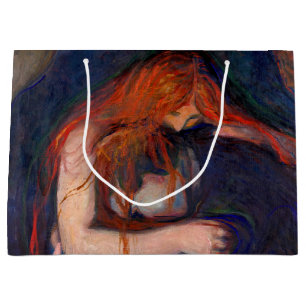 Sacola Para Presentes Grande Edvard Munch - Vampiro / Amor e Dor