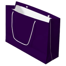 Sacola Para Presentes Grande Elegant Solid Dark Purple