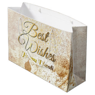 Sacola Para Presentes Grande Elegante Diwali Gift Bag