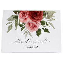 Elegantes Rosas Vermelhas e Rosadas em Aquarela Br