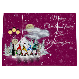 Sacola Para Presentes Grande Elf Quartet Natal