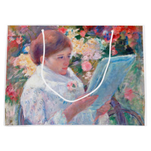 Sacola Para Presentes Grande Em uma Varanda, Mary Cassatt