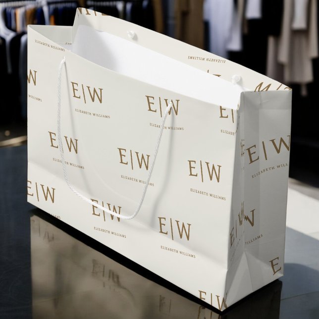 Sacola Para Presentes Grande Embalagem Personalizada para Empresa Comercial com (Criador carregado)