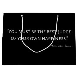 Sacola Para Presentes Grande Emma Por Jane Austen Citação I