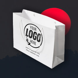 Sacola Para Presentes Grande Empresa de Logotipo Comercial Profissional Corpora