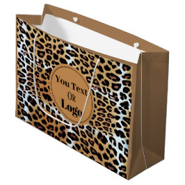 Sacola Para Presentes Grande Empresa Personalizada de Impressão Animal Leopardo