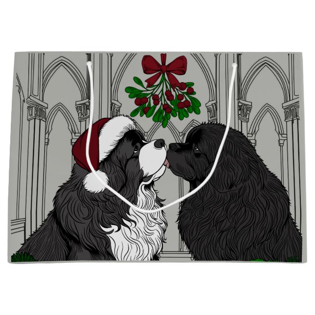 Sacola Para Presentes Grande Encontre-me sob o mistério Terra Nova (Frente)