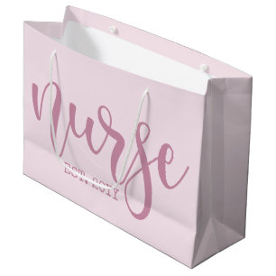 Sacola Para Presentes Grande Enfermeiro Ano Personalizado Enfermeiro Enfermeiro