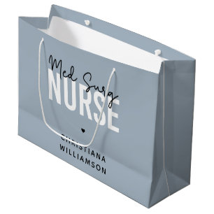 Sacola Para Presentes Grande Enfermeiro de Surg de Med Personalizado Enfermei